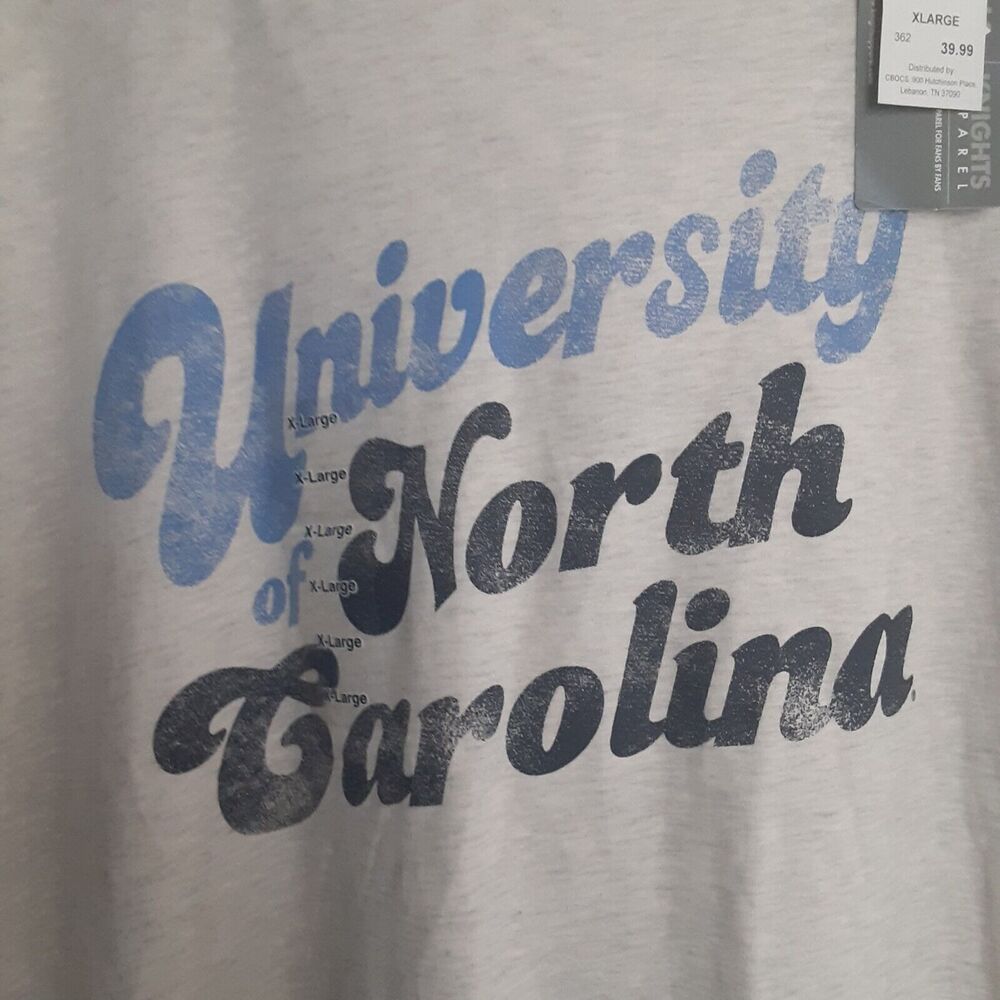 Knights Apparel NWT University of North Carolina Split Back Hoodie Comfy